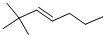 Trans-2,2-dimethyl-3-heptene Structure,19550-75-5Structure