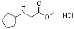 Methyl 2-(cyclopentylamino)acetate hydrochloride Structure,195877-46-4Structure