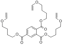 1,2,4-Benzenetricarboxylic acid, 1,2,4-tris[4-(ethenyloxy)butyl] ester Structure,196109-17-8Structure