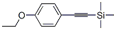 Silane, [(4-ethoxyphenyl)ethynyl]trimethyl- (9ci) Structure,196599-73-2Structure