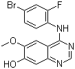 4-(4-Bromo-2-fluoroanilino)-7-hydroxy-6-methoxyquinazoline Structure,196603-96-0Structure