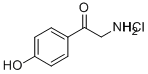 2-Amino-1-(4-hydroxyphenyl)ethanonehydrochloride Structure,19745-72-3Structure