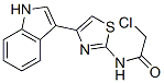 2-Chloro-n-[4-(1H-indol-3-yl)-1,3-thiazol-2-yl]acetamide Structure,19750-29-9Structure