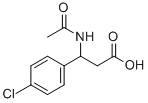 3-Acetylamino-3-(4-chloro-phenyl)-propionic acid Structure,197785-38-9Structure