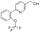 6-[2-(Trifluoromethoxy)phenyl]-3-pyridinemethanol Structure,197847-95-3Structure