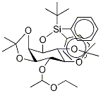 3-O-[(tert-butyldiphenylsilyl]-6-o-(d,l-1-ethoxyethyl)-1,2:4,5-bis-o-(1-methylethylidene)-d,l-myo-inositol Structure,197848-72-9Structure