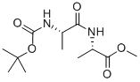 Boc-ala-ala-ome Structure,19794-10-6Structure