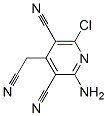 2-Amino-6-chloro-4-(cyanomethyl)pyridine-3,5-dicarbonitrile Structure,19858-57-2Structure