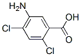 5-Amino-2,4-dichloro-benzoic acid Structure,19861-63-3Structure