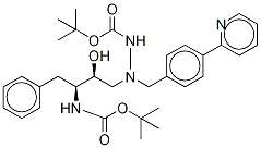 1-[4-(Pyridin-2-yl)phenyl]-5(S)-2,5-bis [(tert-butyloxycarbonyl)–amino]-4(S)-hydroxyl-6-phenyl-2-azahexane Structure,198904-86-8Structure