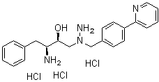 Des-n-(methoxycarbonyl)-l-tert-leucine atazanavir trihydrochloride Structure,198904-87-9Structure