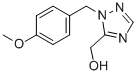 (2-(4-Methoxybenzyl)-2H-1,2,4-triazol-3-yl)methanol Structure,199014-14-7Structure