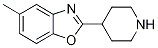 5-Methyl-2-piperidin-4-yl-1,3-benzoxazole Structure,199292-77-8Structure