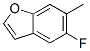 Benzofuran,5-fluoro-6-methyl-(9ci) Structure,199391-67-8Structure