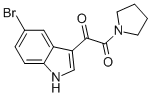 1-(5-Bromo-1h-indol-3-yl)-2-(pyrrolidin-1-yl)ethane-1,2-dione Structure,199658-92-9Structure