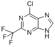 6-Chloro-2-(trifluoromethyl)-9h-purine Structure,1998-63-6Structure