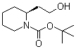 1-Piperidinecarboxylic acid, 2-(2-hydroxyethyl)-, 1,1-dimethylethyl ester, (2S) Structure,199942-74-0Structure