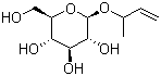 1-Methyl-2-propenyl beta-d-glucopyranoside Structure,200396-09-4Structure