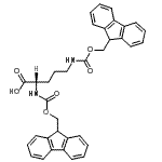 Fmoc-orn(fmoc)-oh Structure,201046-59-5Structure