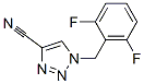 4-Cyano-1-(2,6-difluorobenzyl)-1H-1,2,3-triazole Structure,202003-06-3Structure