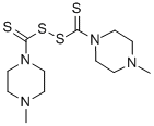 Bis(4-methyl-1-piperazinylthiocarbonyl)disulfide Structure,20231-01-0Structure