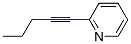 Pyridine, 2-(1-pentynyl)-(9ci) Structure,202828-84-0Structure