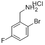 2-Bromo-5-fluorobenzylamine hydrochloride Structure,202865-67-6Structure