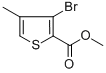 3-Bromo-4-methyl-2-thiophenecarboxylic acid methyl ester Structure,203195-42-0Structure