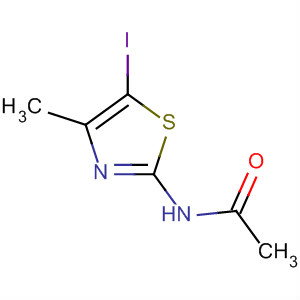 N-(5-iodo-4-methyl-thiazol-2-yl)-acetamide Structure,2033-46-7Structure