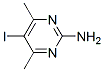 2-Amino-4,6-dimethyl-5-iodopyrimidine Structure,2033-47-8Structure