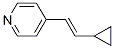 Pyridine, 4-(2-cyclopropylethenyl)-(9ci) Structure,203318-34-7Structure