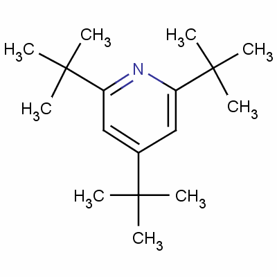 2,4,6-Tri-tert-butylpyridine Structure,20336-15-6Structure