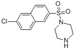 1-[(6-Chloro-2-naphthalenyl)sulfonyl]piperazine Structure,203521-17-9Structure