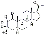 5A-pregnan-3a-ol-20-one-17a,21,21,21-d4 Structure,203805-85-0Structure