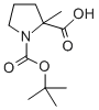 Boc-α-Me-DL-Pro-OH Structure,203869-80-1Structure