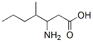 3-Amino-4-methyl-heptanoic acid Structure,204191-41-3Structure