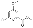 2-Pyridinecarboxylic acid, 6-chloro-4-methoxy-, methyl ester Structure,204378-41-6Structure