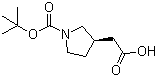 (S)-1-N-Boc-3-pyrrolidineacetic acid Structure,204688-61-9Structure