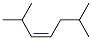 (Z)-2,6-dimethyl -3-heptene Structure,20488-35-1Structure