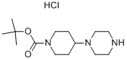 1-(1-Boc-piperidin-4-yl)-piperazinehydrochloride Structure,205059-39-8Structure