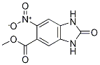 Methyl 6-nitro-2-oxo-2,3-dihydro-1h-1,3-benzodiazole-5-carboxylate Structure,205259-23-0Structure