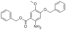 Benzyl 2-amino-4-(benzyloxy)-5-methoxybenzoate Structure,205259-41-2Structure