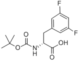 Boc-3,5-Difluoro-D-Phenylalanine Structure,205445-53-0Structure