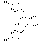 (R)-N,N’-Bis(p-methoxybenzyl)-3-isopropyl-piperazine-2,5-dione Structure,205517-34-6Structure