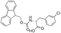 Fmoc-3-chloro-D-phenylalanine Structure,205526-23-4Structure