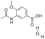 3-Acetamido-4-methoxybenzenesulfinic acid hydrate Structure,205526-67-6Structure