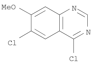 4,6-dichloro-7-methoxyquinazoline Structure,205584-69-6Structure