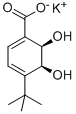 (2R,3S)-1-Carboxy-4-tert-butyl-2,3-dihydroxycyclohexa-4,6-diene potassium salt Structure,205639-92-5Structure