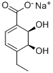 (2R,3S)-1-Carboxy-4-Ethyl-2,3-Dihydroxy-Cyclohexa-4,6-Diene Sodium Salt Structure,205652-53-5Structure