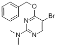 4-(Benzyloxy)-5-bromo-n,n-dimethylpyrimidin-2-amine Structure,205672-20-4Structure